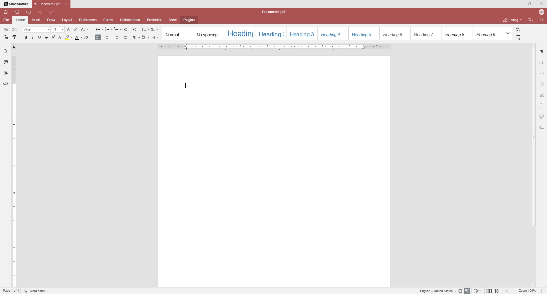 Original Samhita PDF editing workspace with document tools